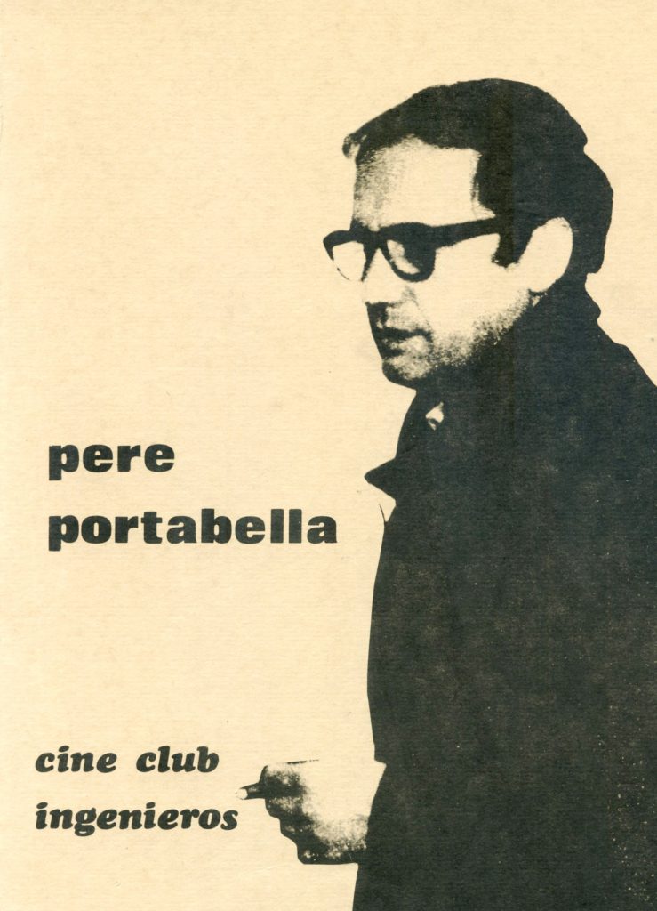 “Pere Portabella” (Cine club Ingenieros, 1975)