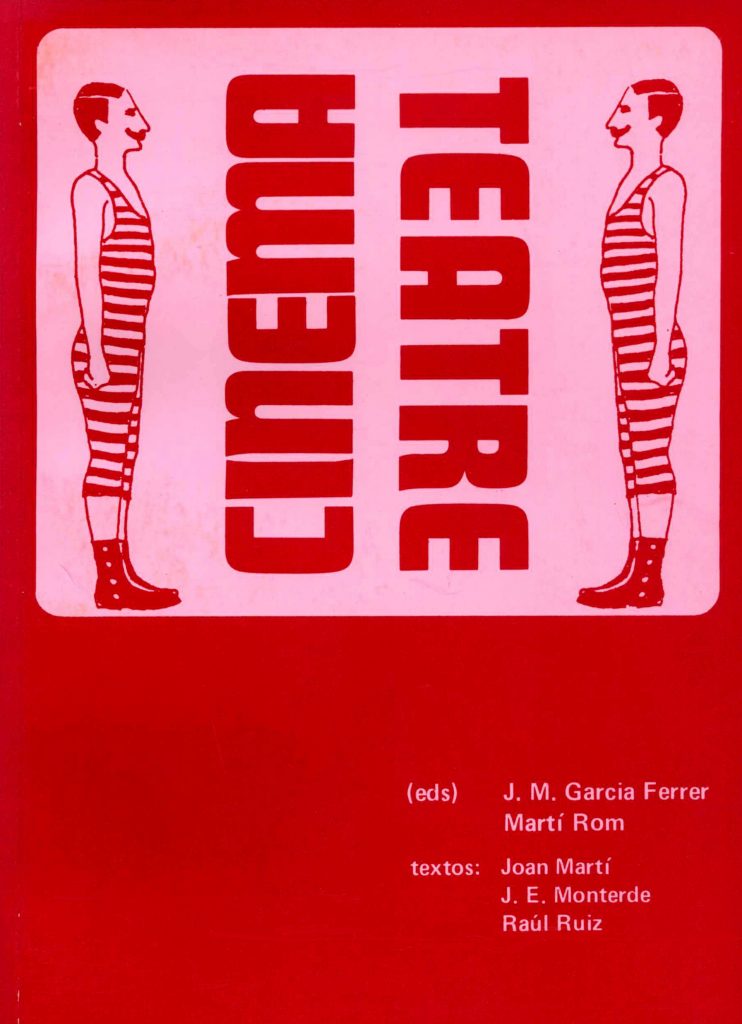 “Cinema / Teatre” amb J.M. García Ferrer (C.C.A.E., 1983)